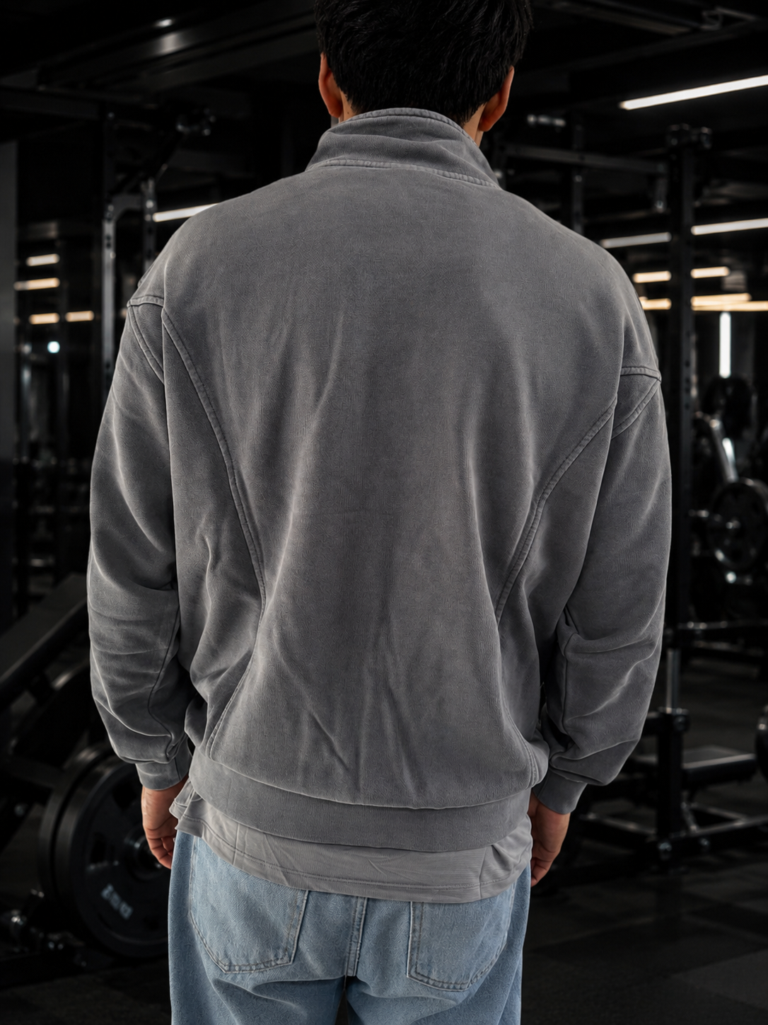 Antartic Hoodie ZIP con efecto deslavado de 440 gramos